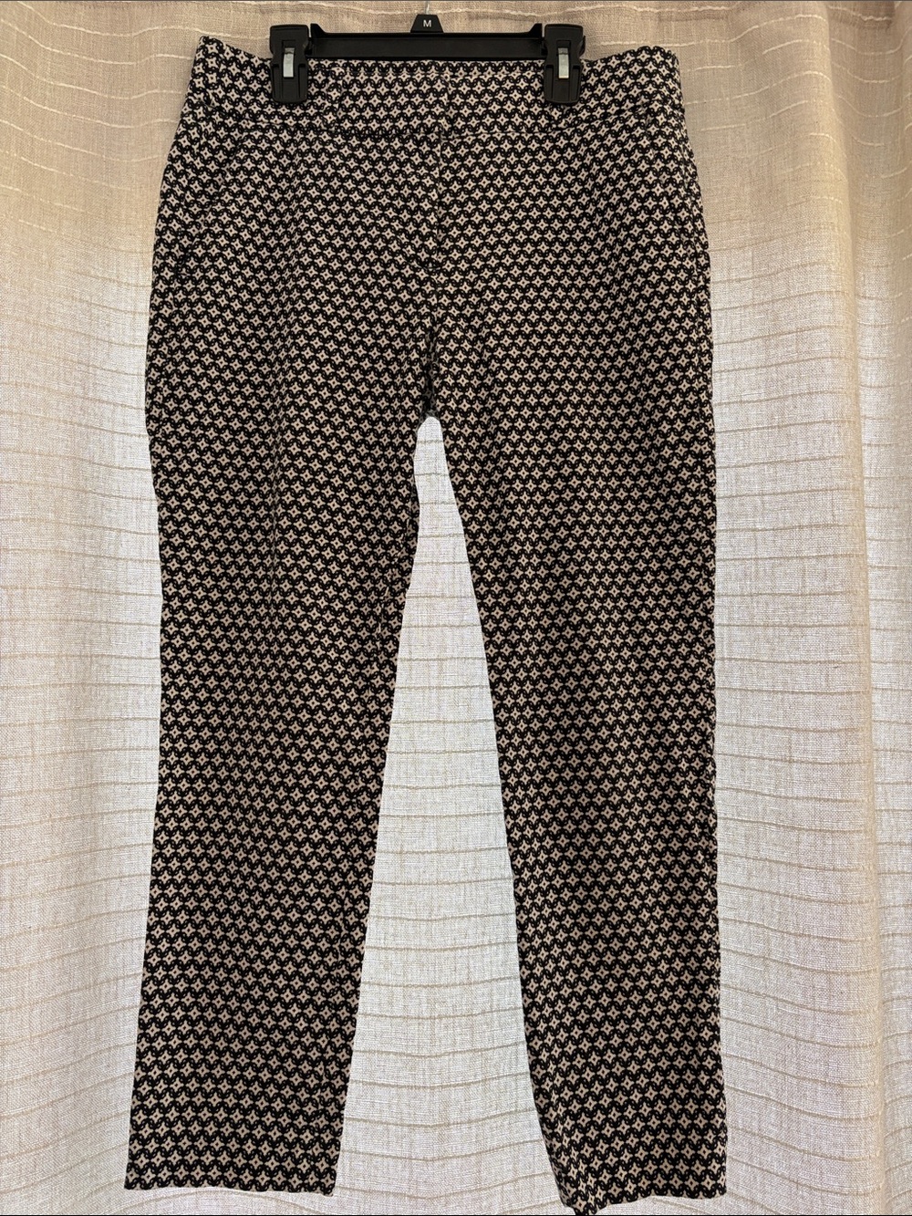 Loft petite Marisa skinny patterned pants